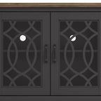 TV Stand with Cutout Doors and Adjustable Shelves 68.2"W x 17.2"D x 29.3"H