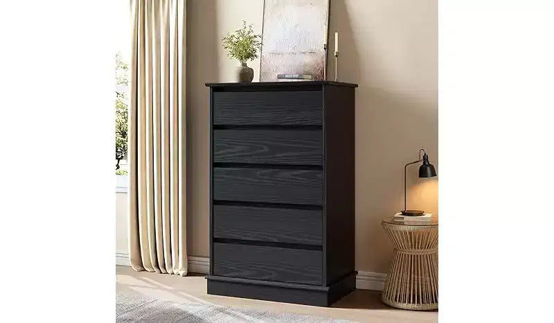 5-Drawer Chest of Drawers with Wide Top