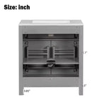 60-Inch Double Sink Bathroom Vanity with Cabinet