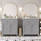 60-Inch Double Sink Bathroom Vanity with Cabinet