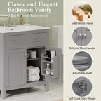 60-Inch Double Sink Bathroom Vanity with Cabinet