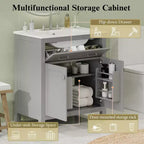 60-Inch Double Sink Bathroom Vanity with Cabinet