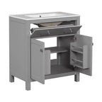 60-Inch Double Sink Bathroom Vanity with Cabinet