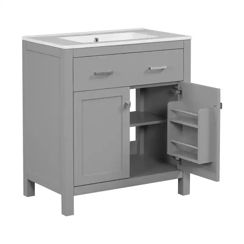 60-Inch Double Sink Bathroom Vanity with Cabinet