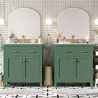 60-Inch Double Sink Bathroom Vanity with Cabinet