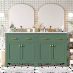 60-Inch Double Sink Bathroom Vanity with Cabinet