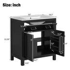 60-Inch Double Sink Bathroom Vanity with Cabinet