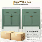 60-Inch Double Sink Bathroom Vanity with Cabinet