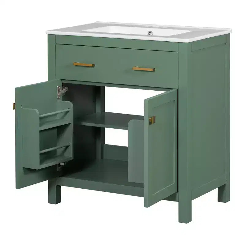 60-Inch Double Sink Bathroom Vanity with Cabinet