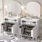 60-Inch Double Sink Bathroom Vanity with Cabinet