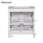 60-Inch Double Sink Bathroom Vanity with Cabinet