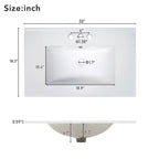 60-Inch Double Sink Bathroom Vanity with Cabinet