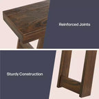 36-Inch Solid Wood Console Table for Entryway and Living Room