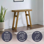 36-Inch Solid Wood Console Table for Entryway and Living Room