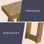 36-Inch Solid Wood Console Table for Entryway and Living Room