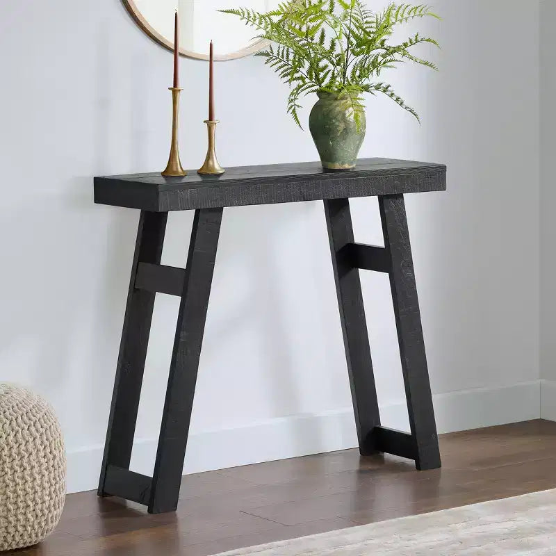 36-Inch Solid Wood Console Table for Entryway and Living Room