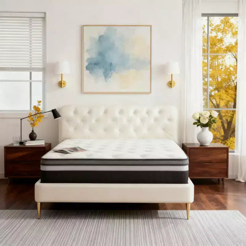 King Mattress, Medium Firm 14 Gel Memory Foam Mattress, CertiPUR-US Certified