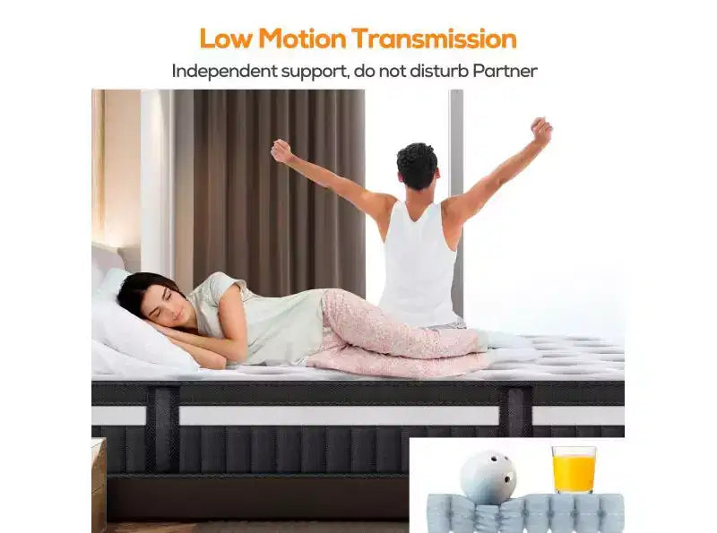 14 Inch King Size Hybrid Mattress in a Box