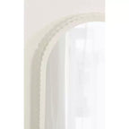 Wooden Arch Wall Mirror, White, 20" x 30"