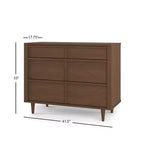3 Drawer Dresser for Nursery or Bedroom with Anti-Tip Kit