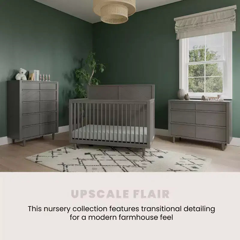3 Drawer Dresser for Nursery or Bedroom with Anti-Tip Kit