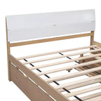 Full Platform Bed with Trundle and Storage Drawers