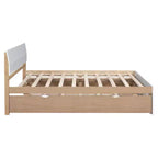 Full Platform Bed with Trundle and Storage Drawers