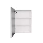 FAMYYT 26 in. W x20 in. H Aluminum Medicine Cabinet with Mirror and Light, Anti-fog, Easy to install