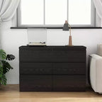 Stylish Functional 3 Drawer Nightstand for Bedroom Living Room