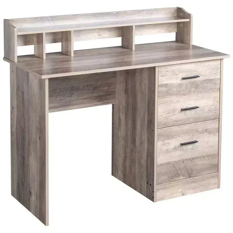 Karlhome 43in Computer Desk with 3 Drawers