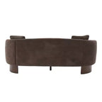 GDFStudio Kyro 81'' Modern Boucle Upholstered 3-Seater Sofa with Wooden Base and Pillows