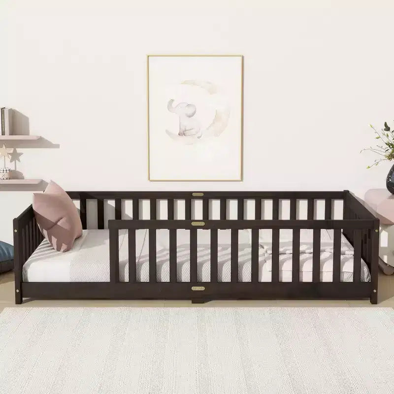 MAYEERTY Twin Bed Frame Noise-Free Design No Box Spring Needed Heavy-Duty Metal