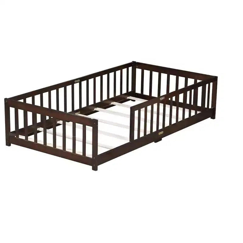 MAYEERTY Twin Bed Frame Noise-Free Design No Box Spring Needed Heavy-Duty Metal