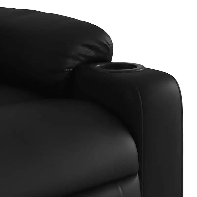 vidaXL Stand Up Massage Recliner Chair Black
