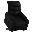 vidaXL Stand Up Massage Recliner Chair Black