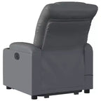 vidaXL Stand Up Massage Recliner Chair Black