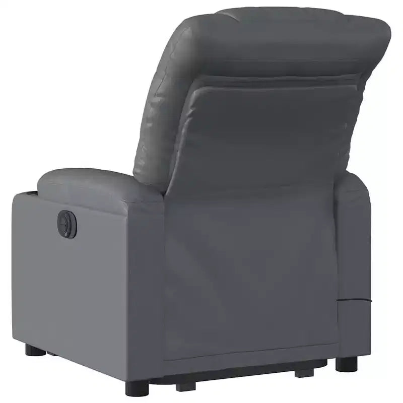 vidaXL Stand Up Massage Recliner Chair Black