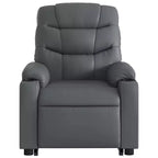 vidaXL Stand Up Massage Recliner Chair Black