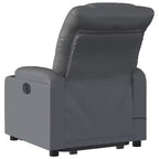 vidaXL Stand Up Massage Recliner Chair Black