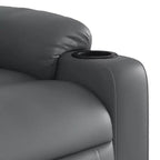 vidaXL Stand Up Massage Recliner Chair Black