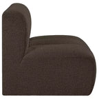 Meridian Furniture Arc Boucle Fabric Straight Chair