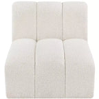 Meridian Furniture Arc Boucle Fabric Straight Chair