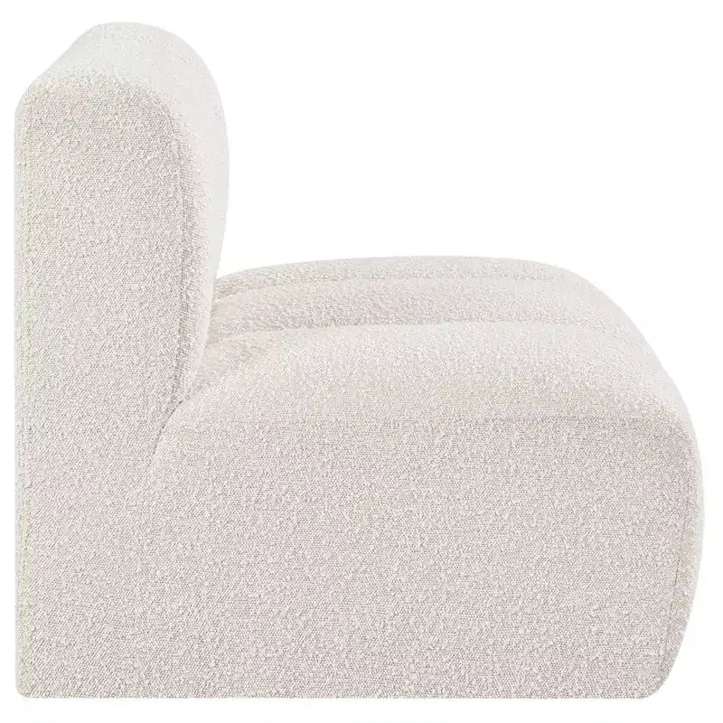 Meridian Furniture Arc Boucle Fabric Straight Chair