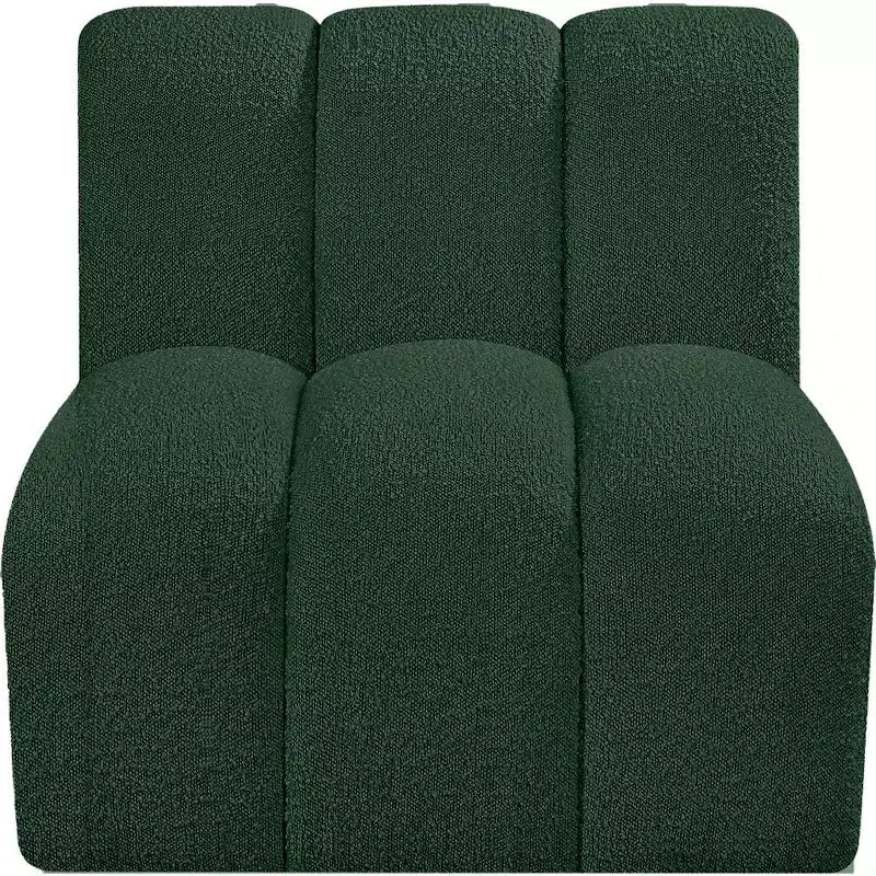 Meridian Furniture Arc Boucle Fabric Straight Chair