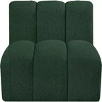Meridian Furniture Arc Boucle Fabric Straight Chair