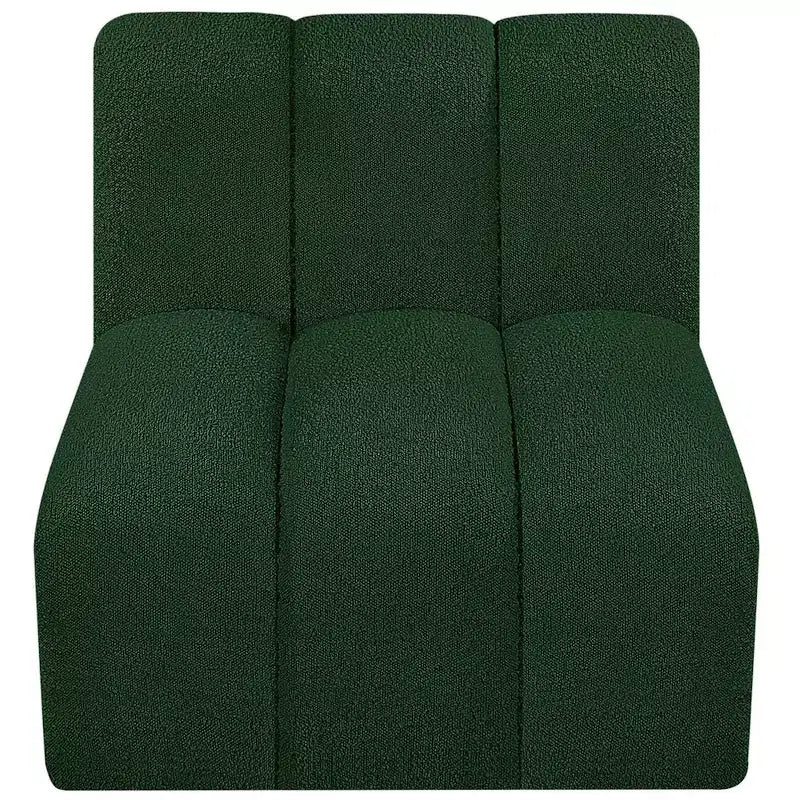 Meridian Furniture Arc Boucle Fabric Straight Chair