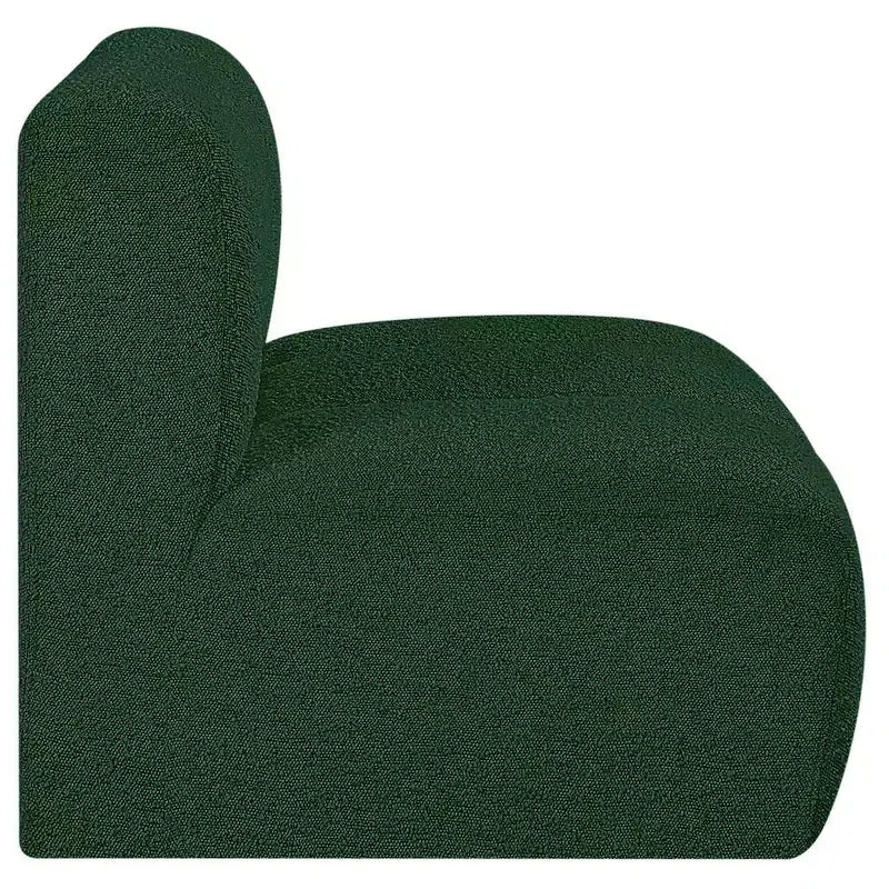 Meridian Furniture Arc Boucle Fabric Straight Chair