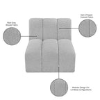 Meridian Furniture Arc Boucle Fabric Straight Chair