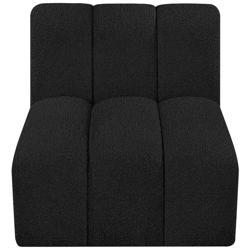 Meridian Furniture Arc Boucle Fabric Straight Chair