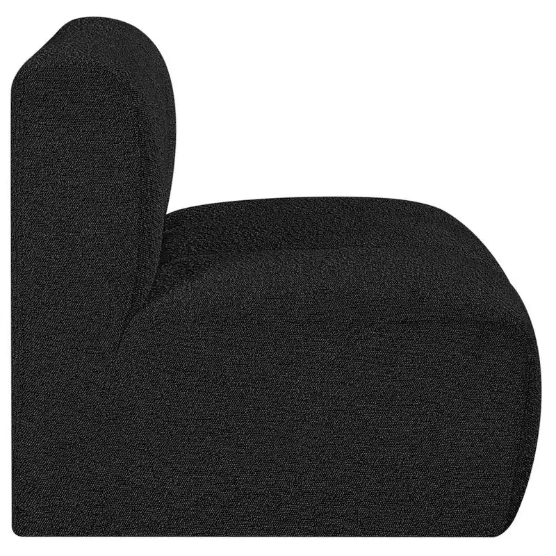 Meridian Furniture Arc Boucle Fabric Straight Chair
